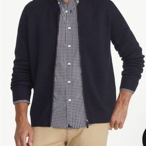 UNTUCKit Reynoso Merino Baseball Sweater. Sky Captain color. Men’s size XL.